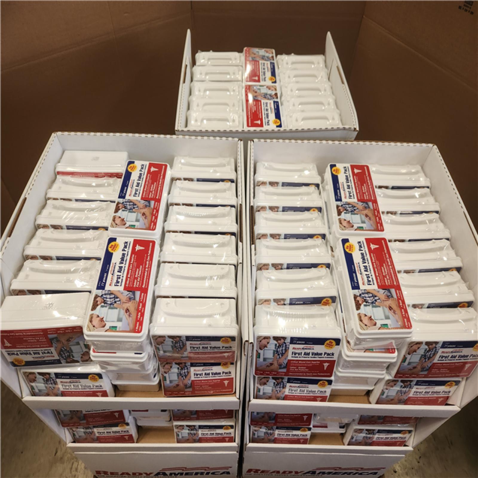 Phoenix NEW Ready America 77-Piece First Aid Kit Pallet (128-Kits) RV: $1 109
