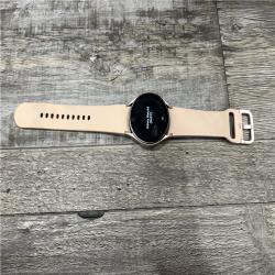 AS-IS Samsung Galaxy Watch4 40mm Bluetooth and WiFi Smart Watch, Pink Gold