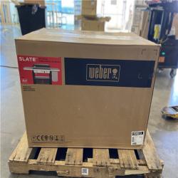 DALLAS LOCATION - Weber Slate Griddle 3-Burner Propane Gas 30 in. Flat Top Grill in Black with Extendable Side Table