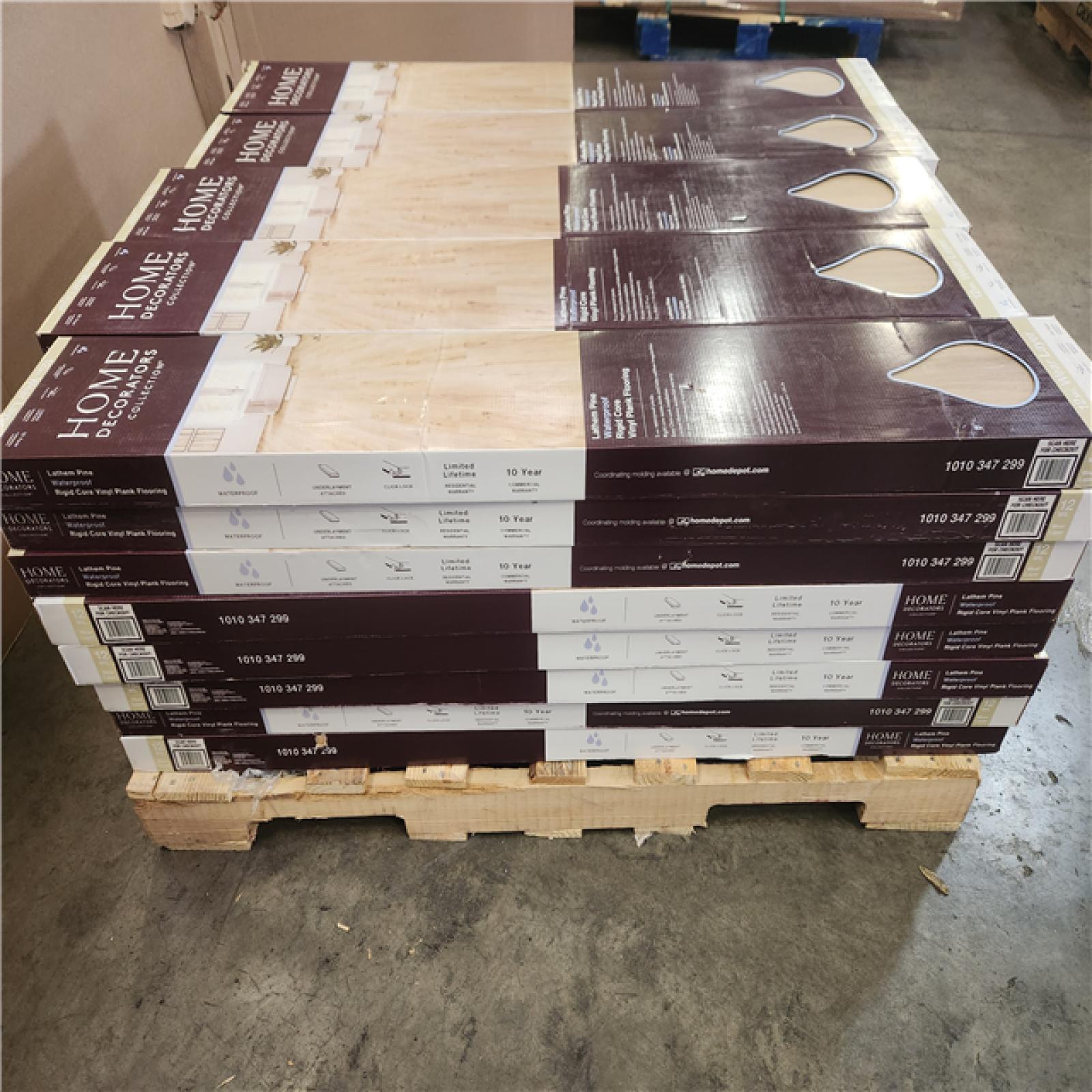 Phoenix NEW Home Decorators Collection Lathem Pine 12 MIL x 7 in. W x 48 in. L Waterproof Click Lock Luxury Vinyl Plank Flooring (950 sqft/40case)