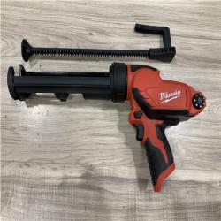 AS-IS Milwaukee 12V Lithium-Ion Cordless 10 oz. Adhesive and Caulk Gun (Tool-Only)