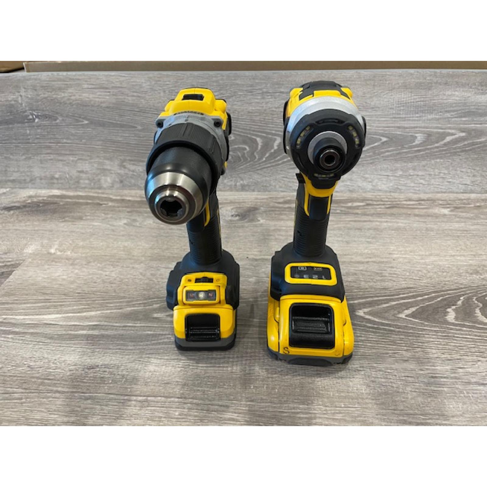 AS-IS DEWALT 20V XR Lithium-Ion Cordless 2-Tool Combo Kit