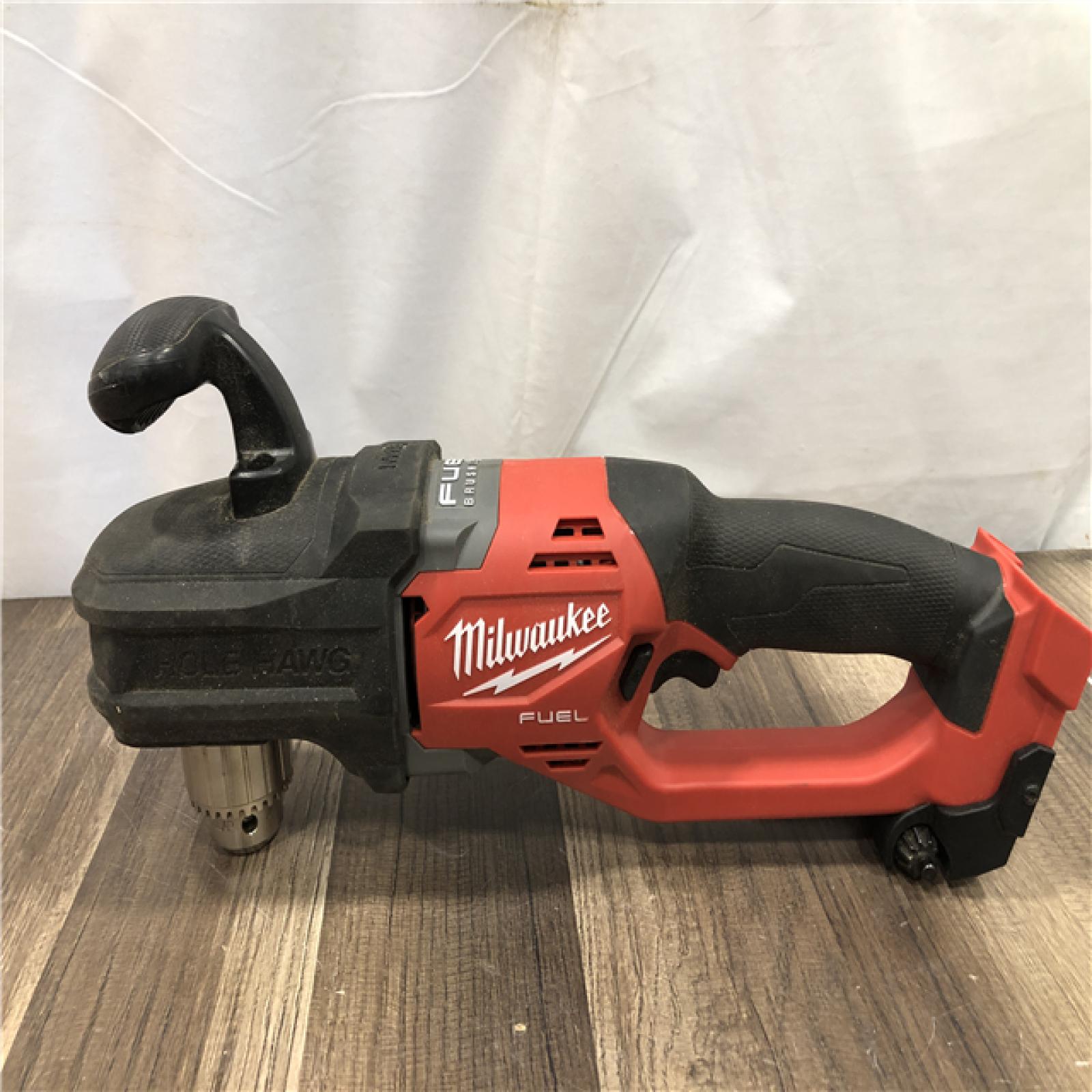 AS-IS Milwaukee FUEL GEN II 18V Lithium-Ion Brushless Cordless 1/2 in. Hole Hawg Right Angle Drill (Tool-Only)