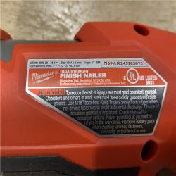 AS-IS Milwaukee FUEL 18-Volt Lithium-Ion Brushless Cordless Gen ll 16-Gauge Straight Finish Nailer (Tool Only)