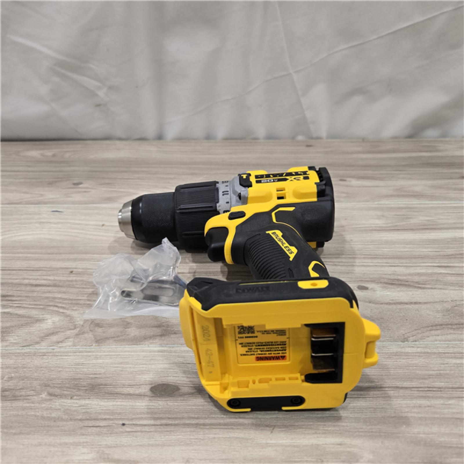 AS-IS DEWALT 20V Compact Cordless 1/2 in. Hammer Drill (Tool-Only)