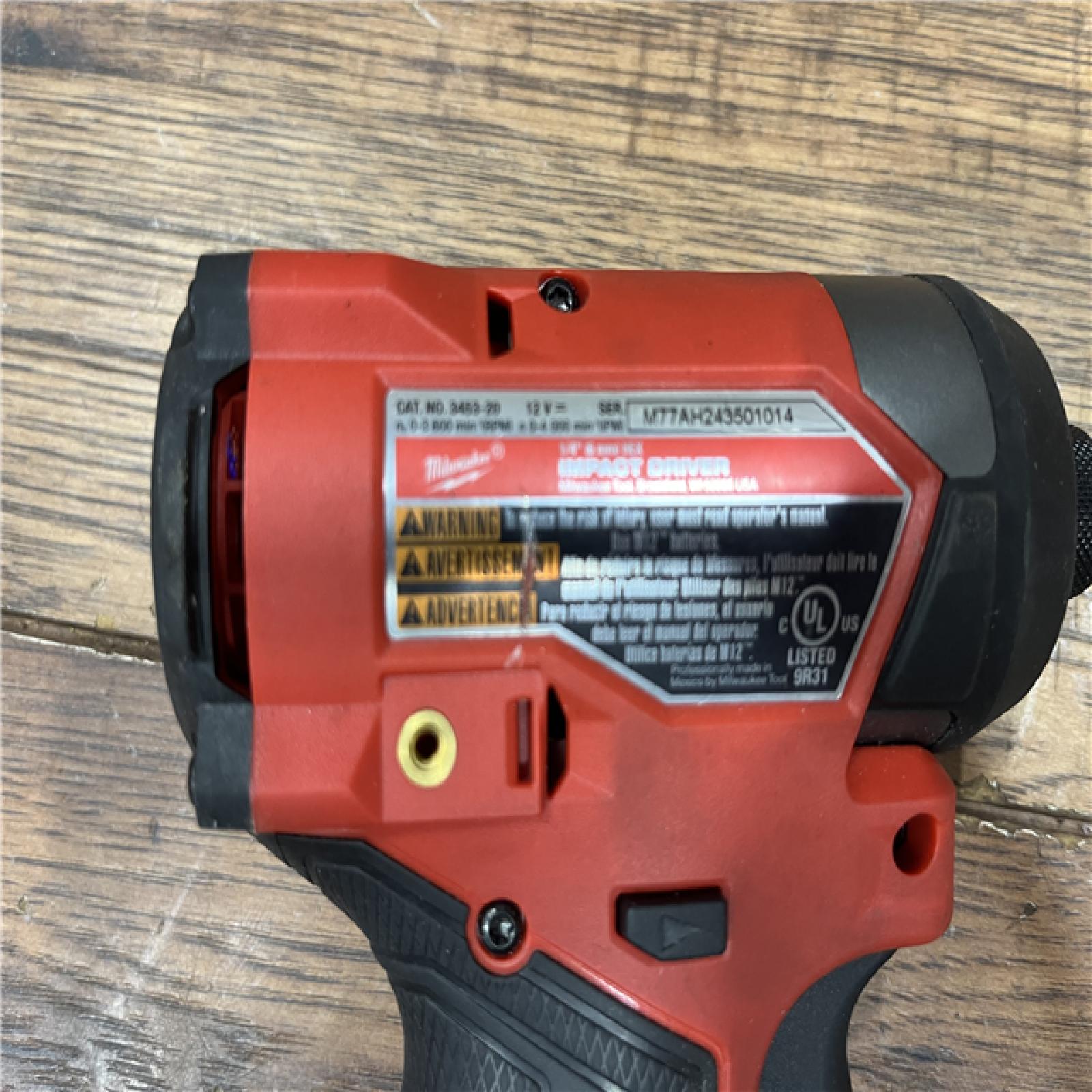 AS-IS Milwaukee 3497-22 12V Brushless Hammer Drill and Impact Driver Combo Kit
