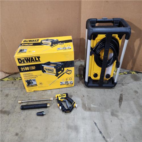 HOUSTON LOCATION - AS-IS DEWALT Electric Pressure Washer 2100 PSI Jobsite Power Washer DWPW2100