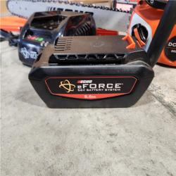 Houston Location - AS-IS Echo EFORCE 18 in. 56V Cordless Electric Battery Brushless Rear Handle Chainsaw Kit with 5.0Ah Battery and Charger - DCS-5000-18C2 - Appears IN LIKE NEW Condition
