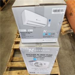 Phoenix NEW Hessaire DIY 22 SEER2 12 000 BTU Wi-Fi 1-Ton Ductless Mini Split Air Conditioner and Heat Pump Variable Speed Inverter-115-Volt (SEALED)