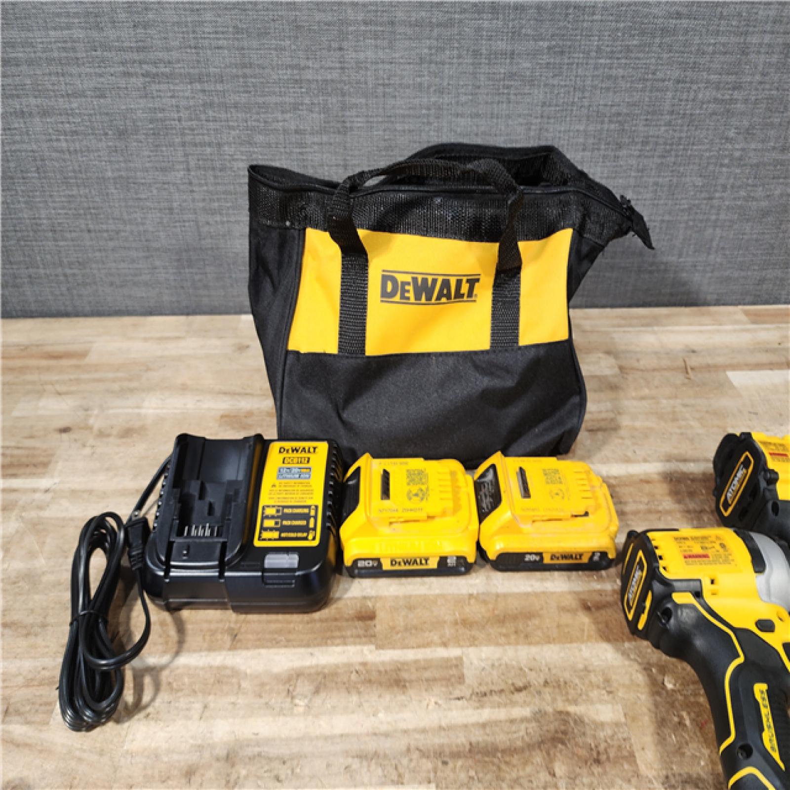 HOUSTON LOCATION - AS - IS DEWALT ATOMIC 20-Volt MAX Lithium-Ion Cordless Combo Kit