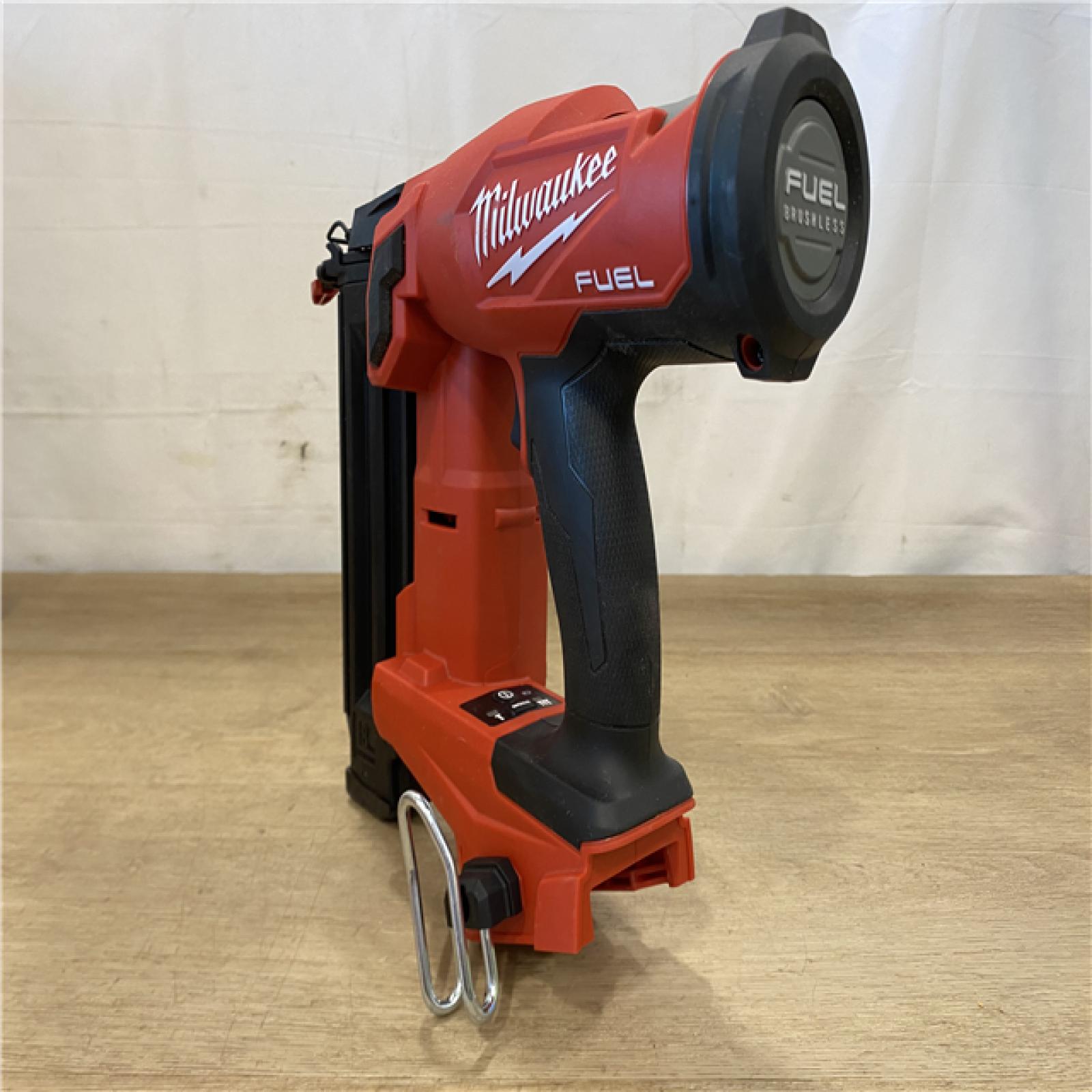 AS-IS Milwaukee FUEL 18-Volt Lithium-Ion Brushless Cordless Gen II 18-Gauge Brad Nailer (Tool-Only)
