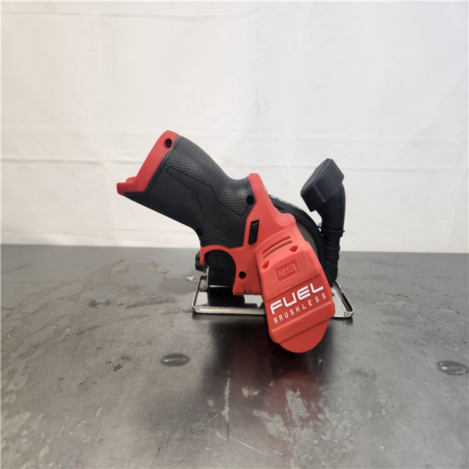 AS-IS- Milwaukee M12 FUEL 12V Lithium-Ion Brushless Cordless 3 in. Cut Off Saw (Tool-Only)
