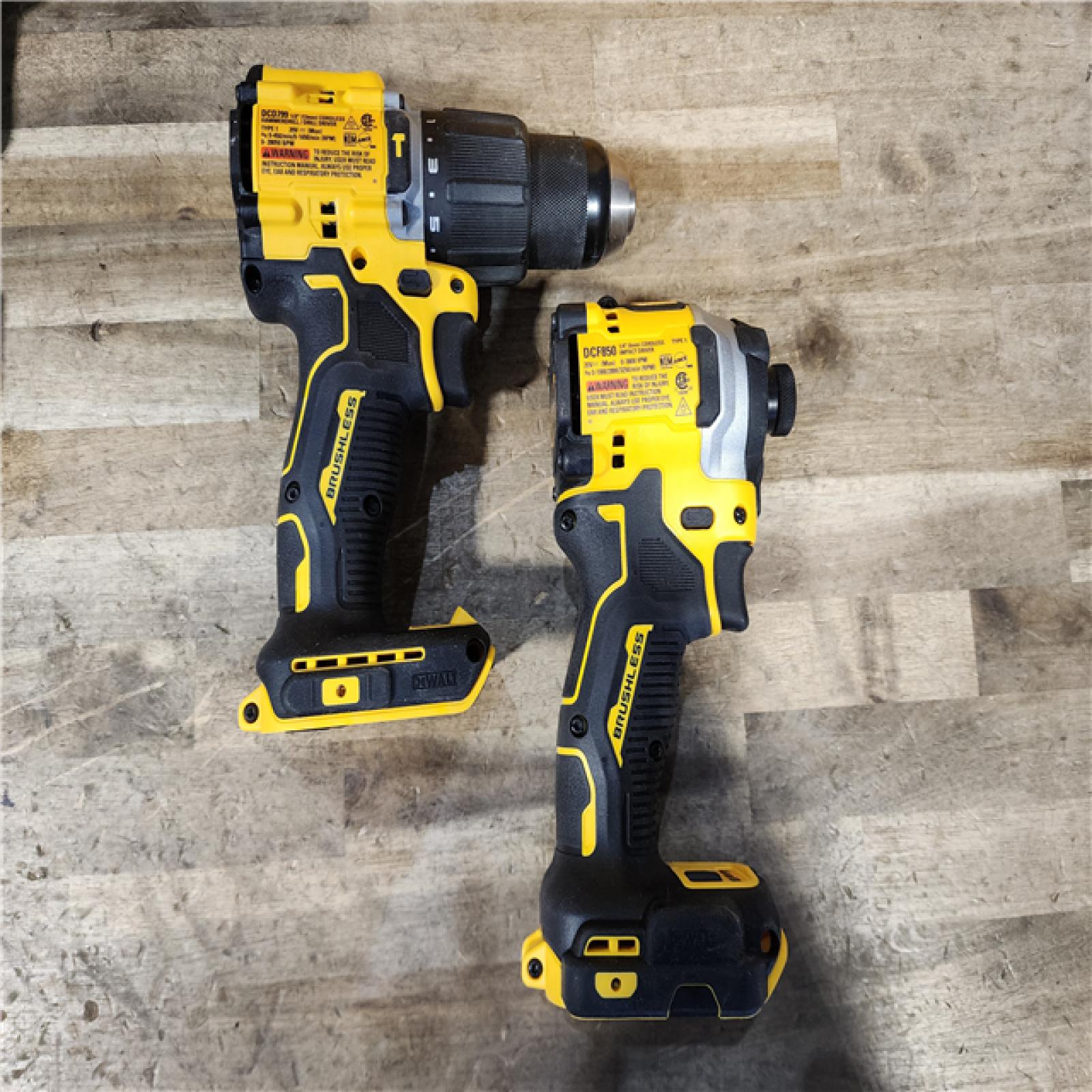 HOUSTON LOCATION - AS-IS DEWALT ATOMIC 20V MAX Lithium-Ion Cordless 2-Tool Combo Kit