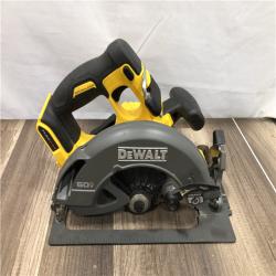 AS-IS DEWALT FLEXVOLT 60V MAX Cordless Brushless 7-1/4 in. Circular Saw with Brake (Tool Only)