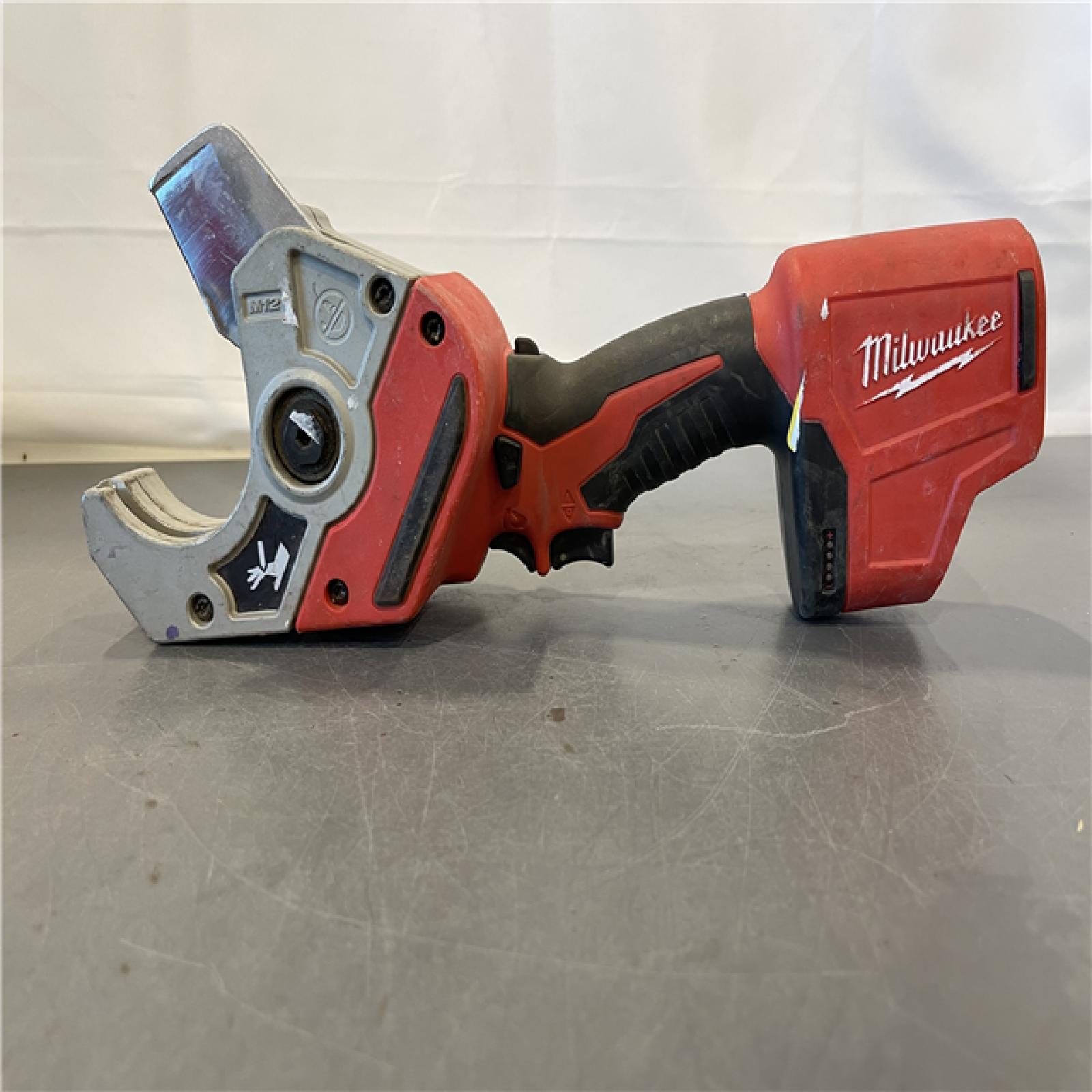AS-IS - Milwaukee 12-Volt Lithium-Ion Cordless PVC Pipe Shear (Tool-Only)