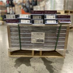 DALLAS LOCATION- AS-IS HOME DECORATORS COLLECTION Sope Creek Oak 20 MIL x 7.1 in. W x 48 in. L Click Lock Waterproof Luxury Vinyl Plank Flooring (18.8 sqft/case) (39 CASES)