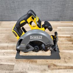 HOUSTON LOCATION - AS-IS (APPEARS LIKE NEW) DEWALT FLEXVOLT 60V MAX Cordless Brushless 7-1/4 in. Circular Saw with Brake (Tool Only)