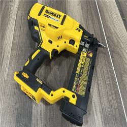 AS-IS DEWALT 20V MAX XR Lithium-Ion 18-Gauge Electric Cordless Brad Nailer, (1) 3.0Ah Battery, and Charger