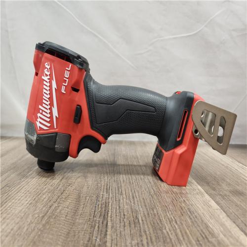 AS-IS- Milwaukee 18V Lithium-Ion Brushless Cordless 1/4 Hex Impact Driver (Tool-Only)