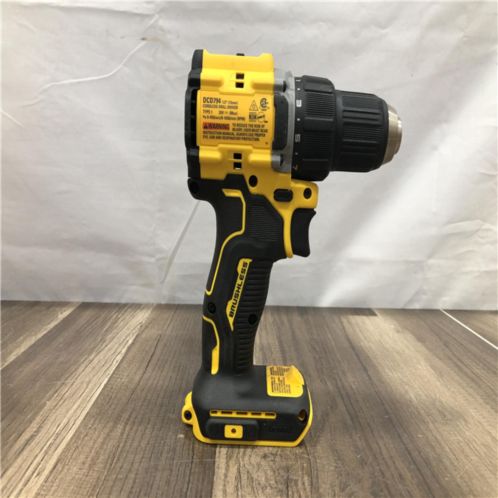 AS-IS DEWALT ATOMIC 20-Volt MAX Brushless Cordless 1/2 in. Drill Driver (Tool-Only)