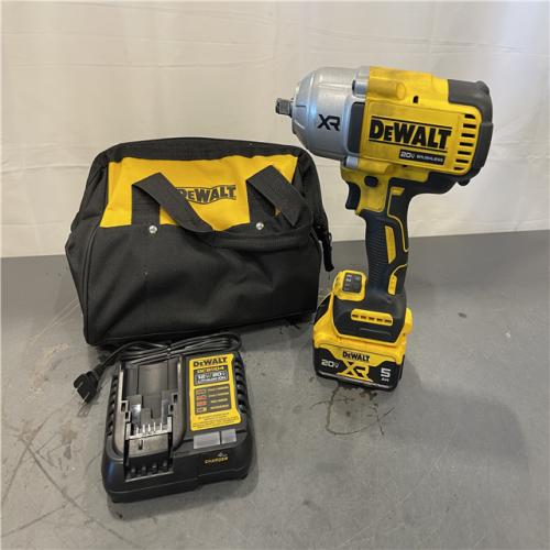 AS-IS - Dewalt 20V MAX Lithium-Ion Cordless 1/2 in. Impact Wrench Kit