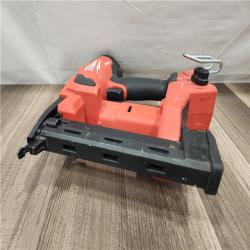 AS-IS- MILWAUKEE FUEL 18V Cordless 18-Gauge 1/4 in. Narrow Crown Stapler (Tool-Only)