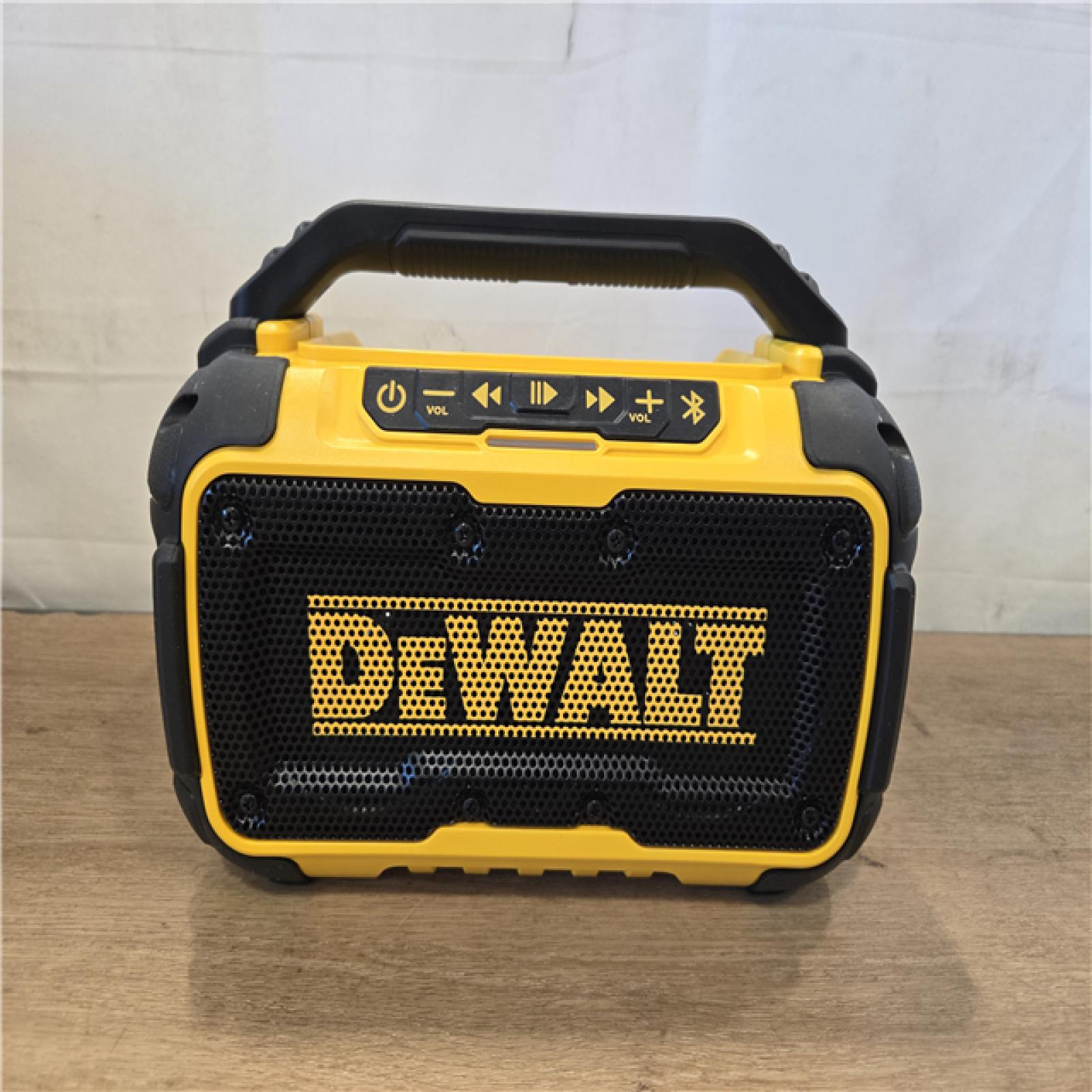 AS-IS DEWALT 20V MAX Cordless Bluetooth Speaker (Tool Only)