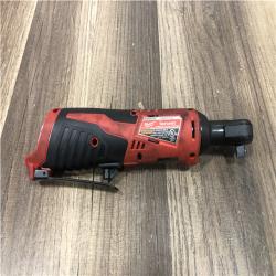 AS-IS Milwaukee 12V Lithium-Ion Cordless 3/8 in. Ratchet (Tool-Only)