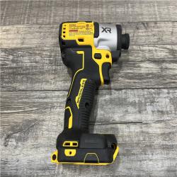 AS-IS DEWALT 20-Volt Maximum XR Cordless Brushless 1/4 in. 3-Speed Impact Driver (Tool-Only)