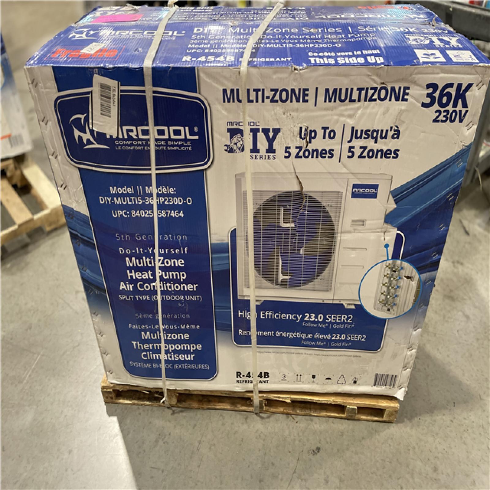 DALLAS LOCATION - MrCool 36000 BTU/H DIY 5th Gen Mini Split Condenser