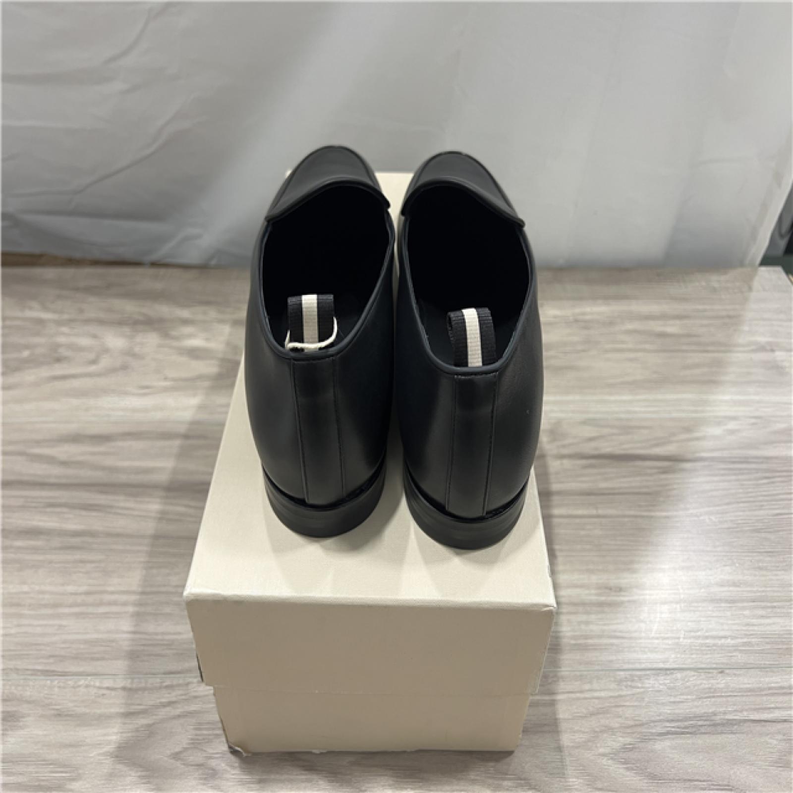 Bally Geremy Calf Plain Leather Loafers - Black - SZ 10.5