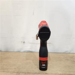 AS-IS- M12 12-Volt Lithium-Ion Compact Brushless Cordless 1/4 in. Impact Driver Kit W (2) 2.0 Ah Batteries  Charger & Tool Bag