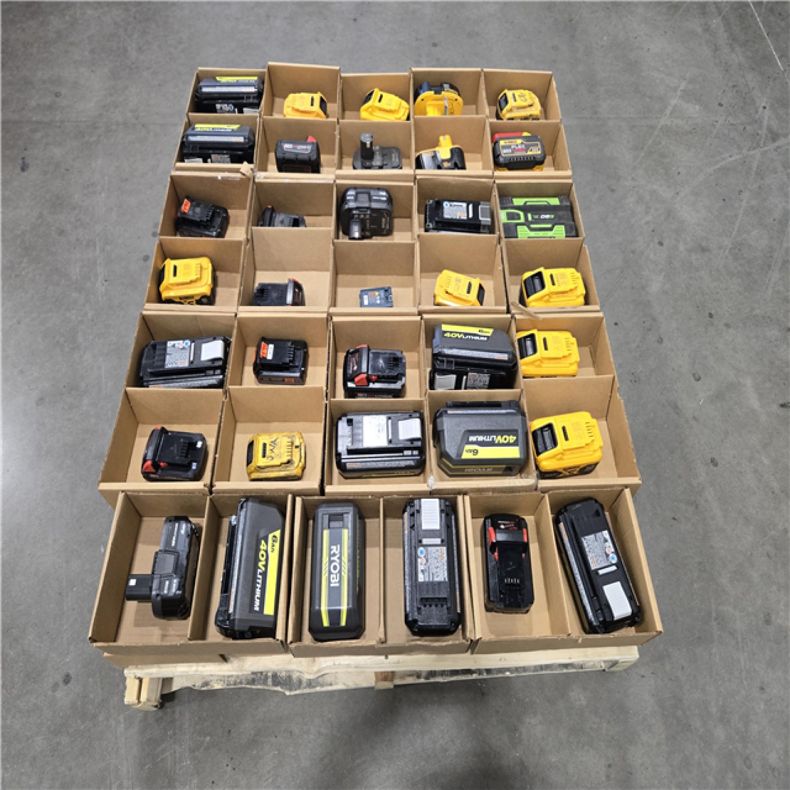 DALLAS LOCATION- AS-IS BATTERY PALLET