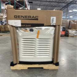 DALLAS LOCATION- GENERAC 22kW - Dual Fuel Air- Cooled Whole House Home Standby Generator With Transfer Switch