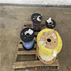 Houston Location AS IS - 4 Cooper Wire Rolls (3) 2500SP (1) THHN 6 Str Cu SIM WE 2500R
