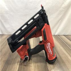 AS-IS  Milwaukee FUEL 18-Volt Lithium-Ion Brushless Cordless Gen II 16-Gauge Angled Finish Nailer (Tool-Only)