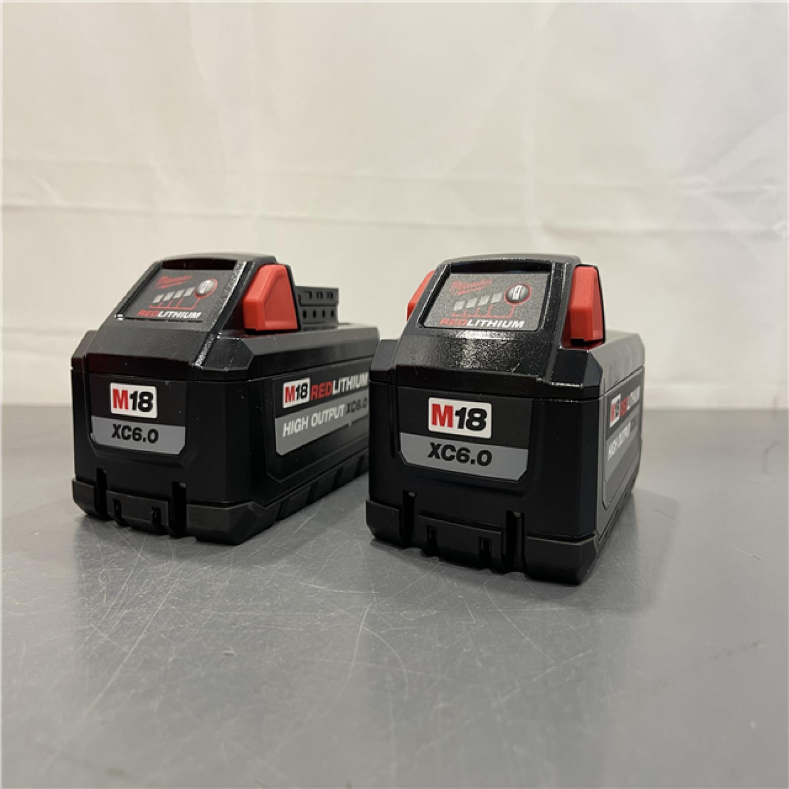 AS-IS - Milwaukee 18-Volt Lithium-Ion High Output Starter Kit with Two 6.0 Ah Battery and Charger