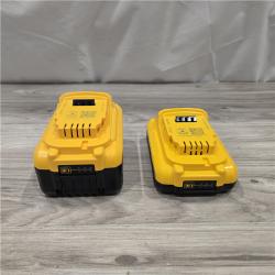 AS-IS DEWALT 20V MAX Lithium-Ion 6.0Ah and 4.0Ah Battery and Charger Starter Kit