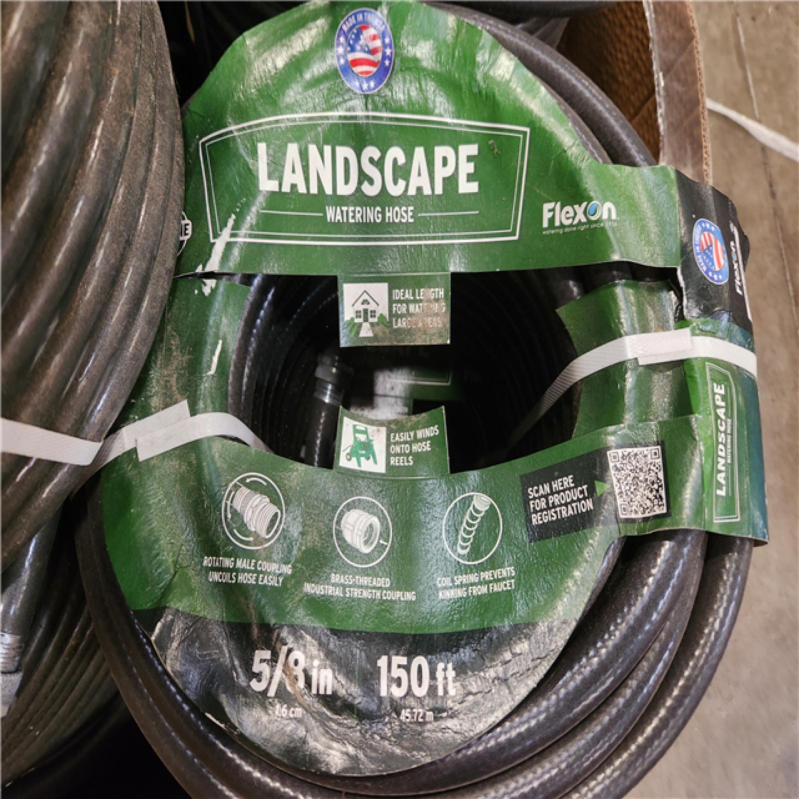 Phoenix AS-IS Flexon 5/8 in. Dia x 150 ft. Supreme Duty Water Hose Pallet (16-Hoses)