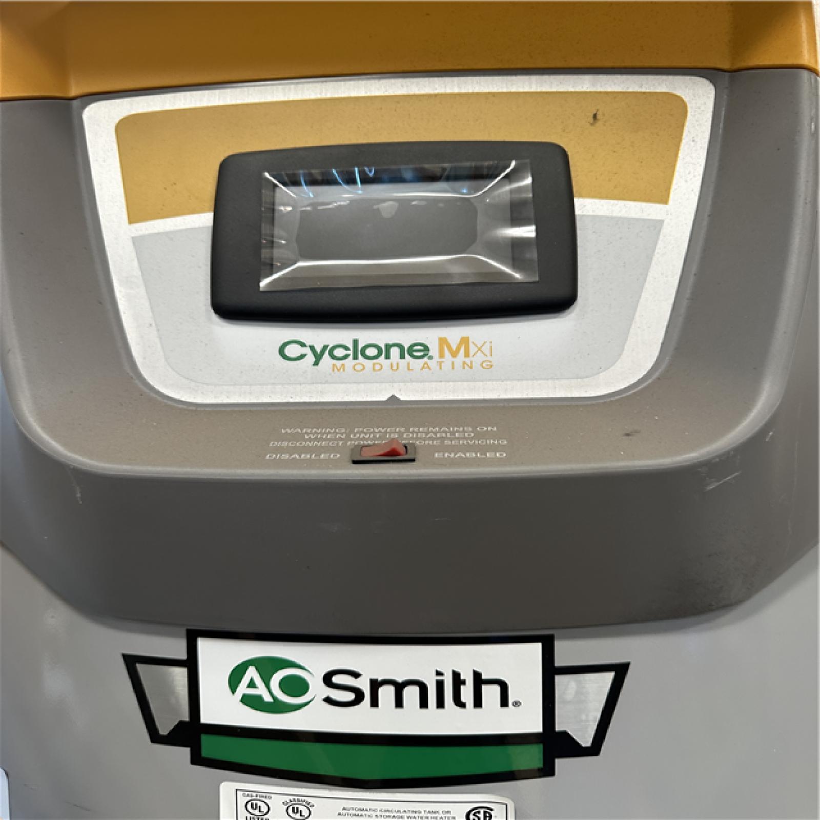 California AS-IS AO Smith Cyclone Mxi Commercial Gas Water Heater Model # BTH-300A 300