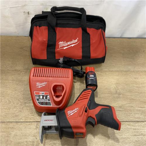 AS-IS Milwaukee 12V Lithium-Ion HACKZALL Cordless Reciprocating Saw Kit