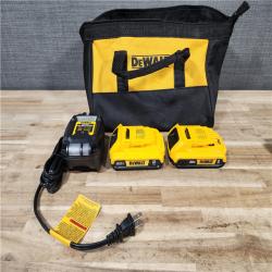 HOUSTON LOCATION - AS-IS DEWALT 2 TOOL COMBO KIT W/ (2) BATTERY & CHARGER