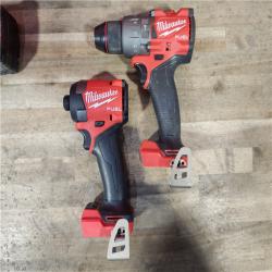 HOUSTON LOCATION - AS-IS MILWAUKEE FUEL 18V Lithium-Ion Brushless Cordless Hammer Drill and Impact Driver Combo Kit