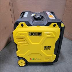 CALIFORNIA AS-IS CHAMPION 6500-WATT GASOLINE AND PROPANE POWERED DUAL FUEL INVERTER PORTABLE GENERATOR