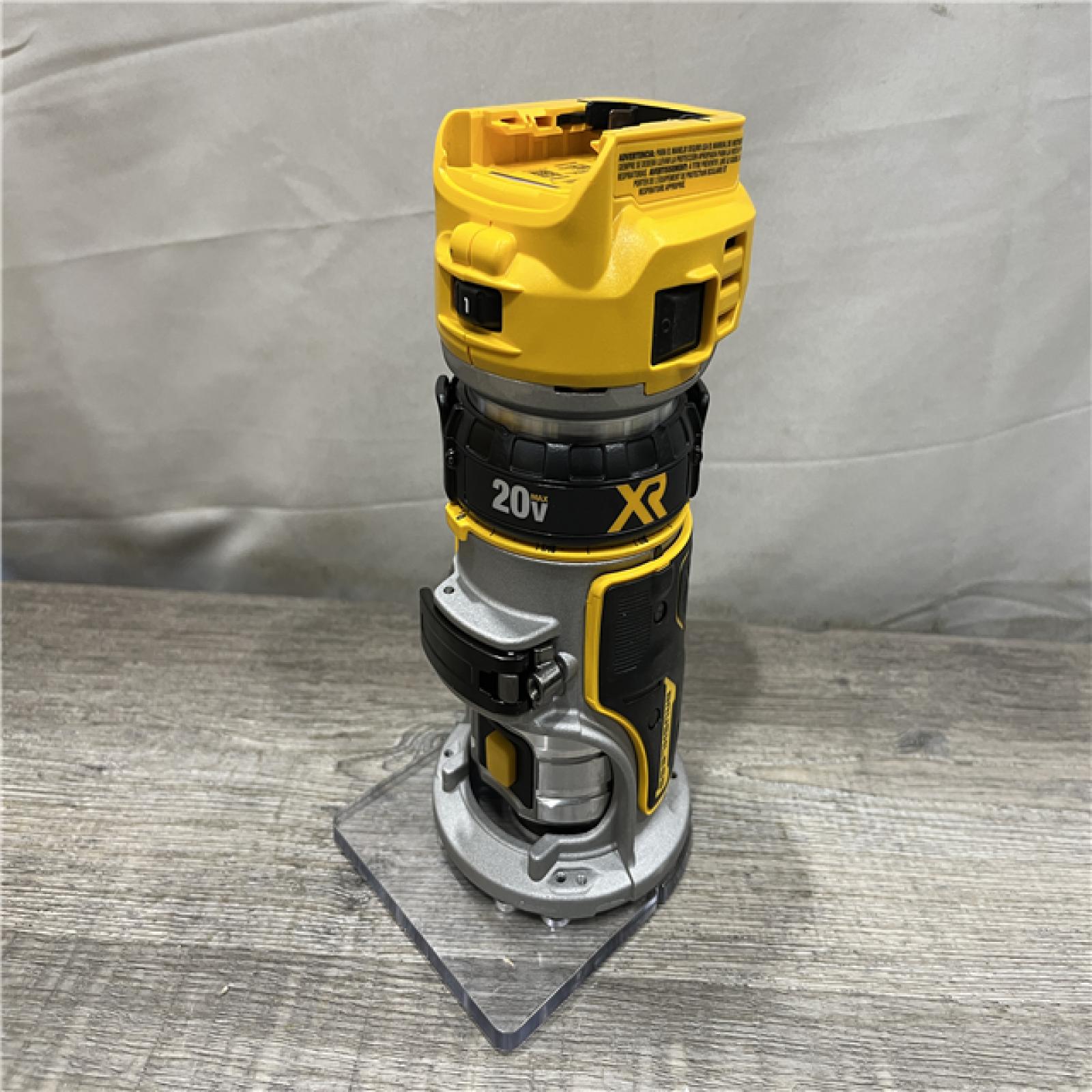 AS-IS DEWALT 20V MAX XR Cordless Brushless Fixed Base Compact Router (Tool Only)