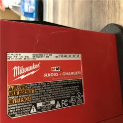 AS-IS Milwaukee M18 Lithium-Ion Cordless Jobsite Radio/Charger