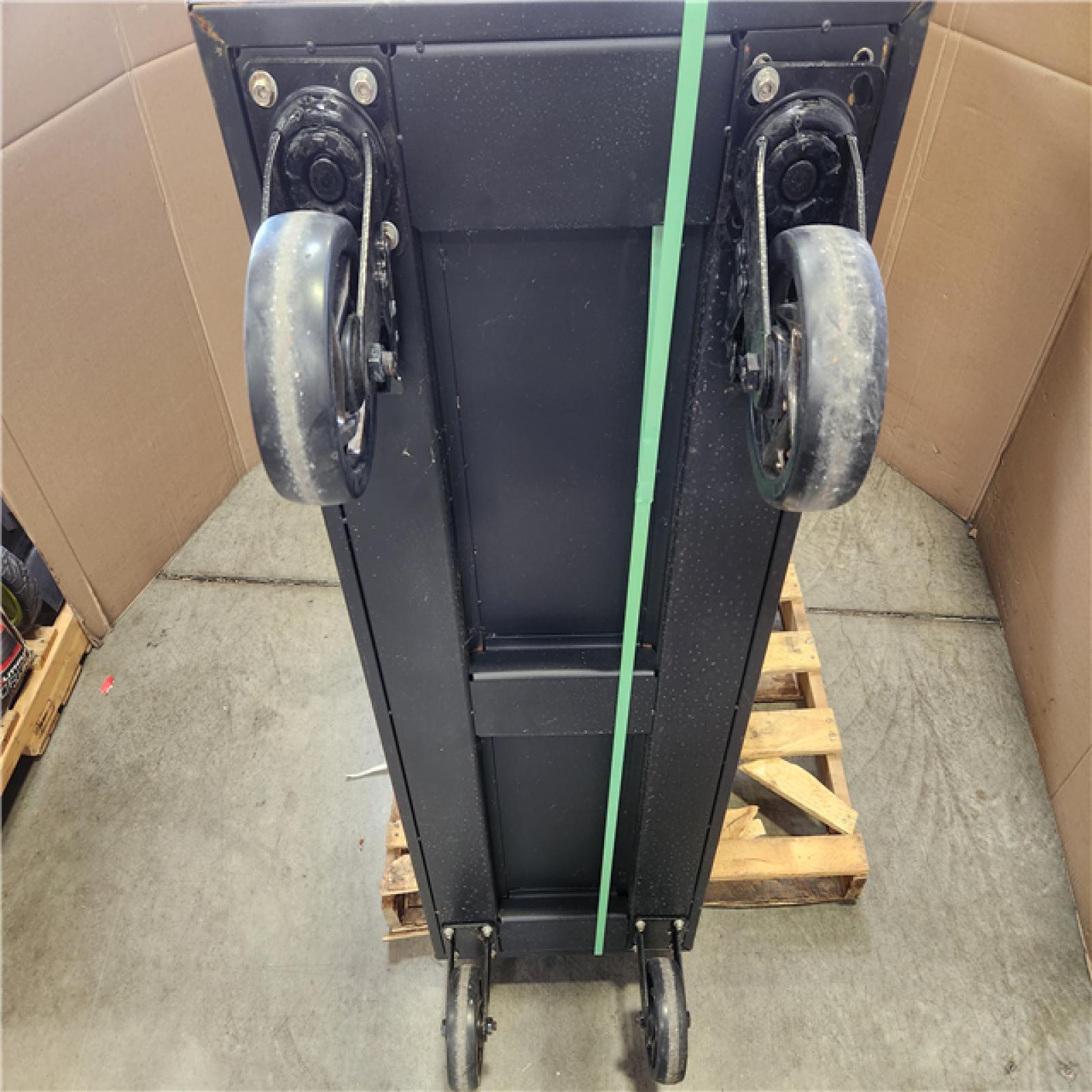 Phoenix AS-IS Husky Tool Storage 52 in. W x 20 in. D Heavy Duty Rolling Tool Chest Combo in Matte Black