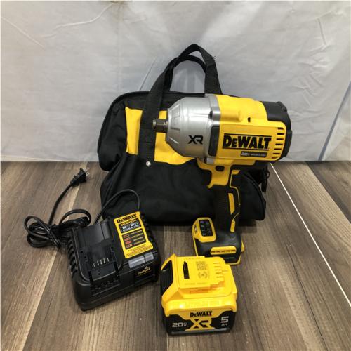 AS-IS DEWALT 20V MAX Lithium-Ion Cordless 1/2 in. Impact Wrench Kit