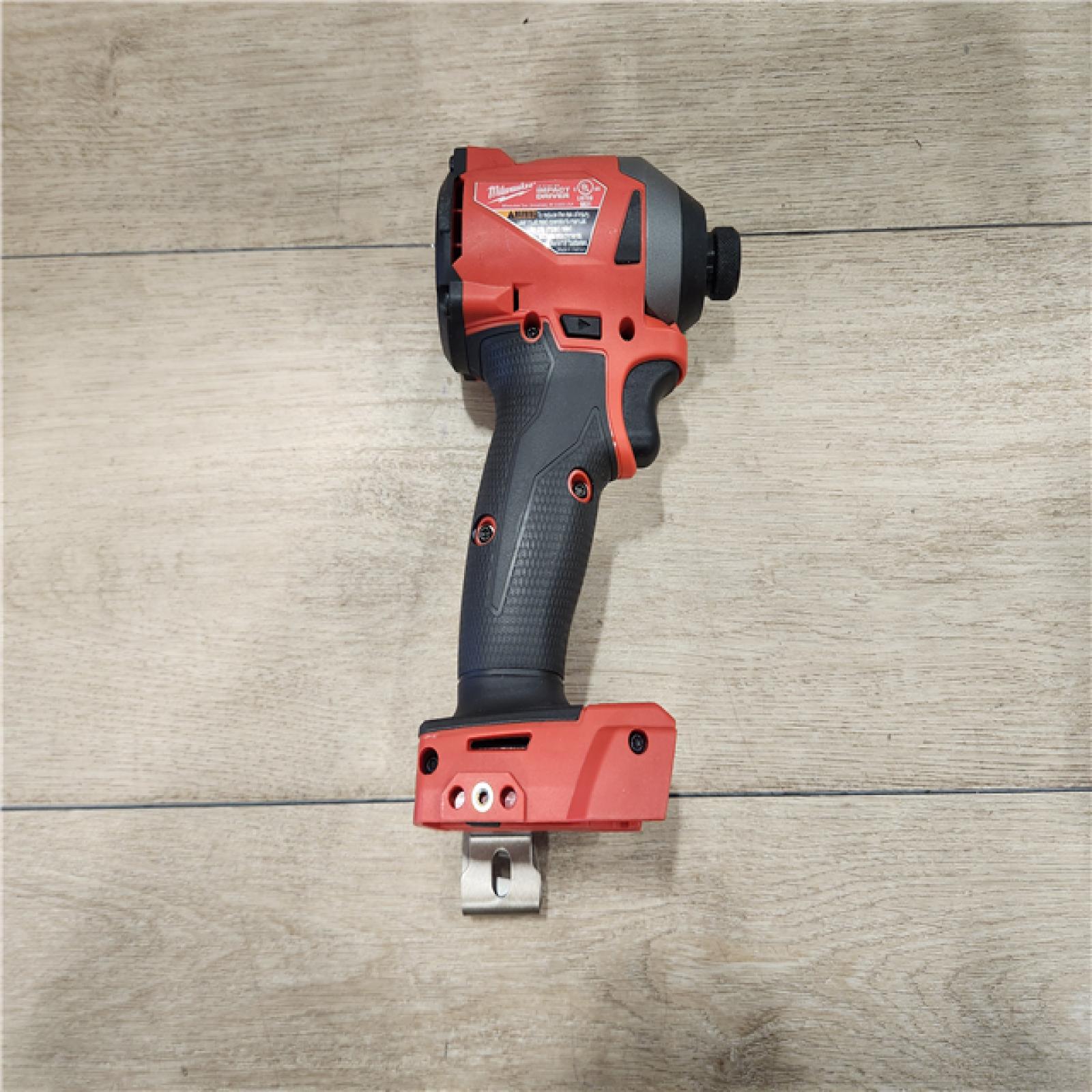 AS-IS- Milwaukee FUEL 18V Lithium-Ion Brushless Cordless 1/4 in. Hex Impact Driver (Tool-Only)