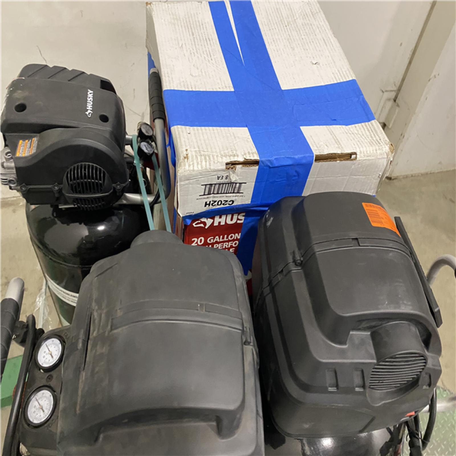 Dallas Location - As-Is Husky Electric Air Compressor(Lot Of 4)